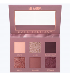 Ombretti Occhi Palette 6 Colori Bare Harmony 201 Tender Mauve - Mesauda