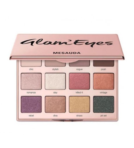 Ombretti Occhi 12 Colori Glam'Eyes 015 Palette - Mesauda