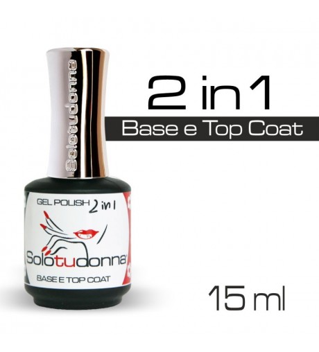 Gel Polish 2 in 1 Base e Top Coat Gel Unghie - SoloTuDonna